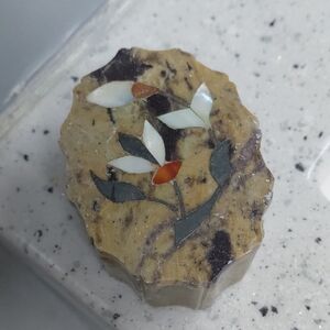 Vintage Hand Carved Soap Stone Trinket Dish